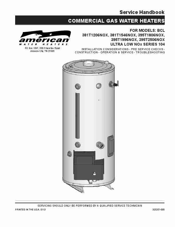 American Water Heater Water Heater BCL-page_pdf